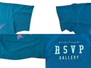 RSVP VINTAGE Vintage 90's NIKE AIR T-shirt A1036 Size XL Turquoise Blue Good Condition Used 4c074085
