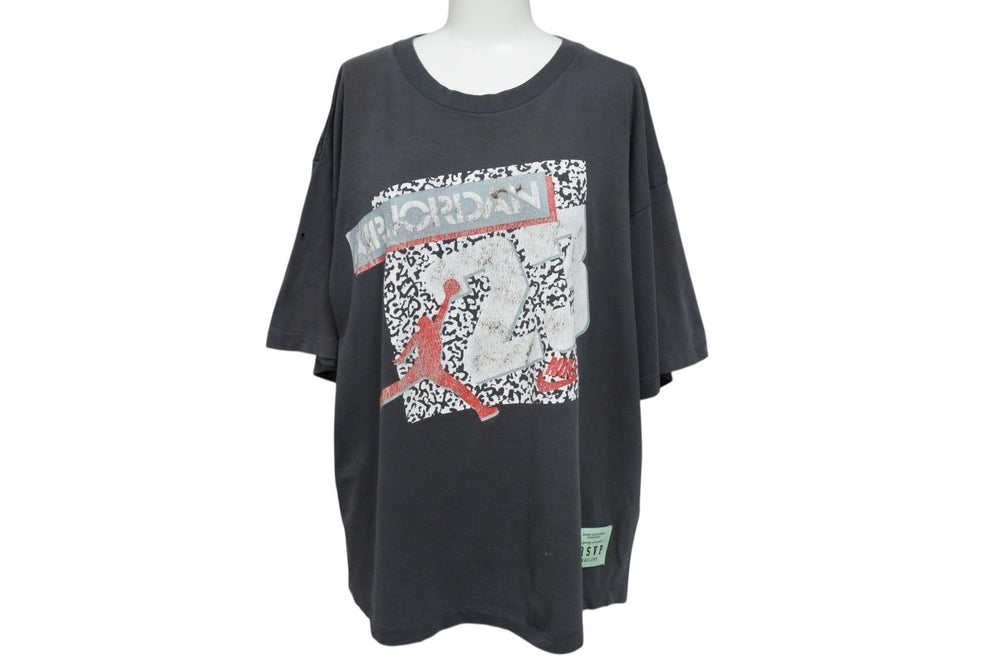 RSVP Vintage Nike 90's Silver Tag "AIR JORDAN" 23" Cement T-shirt, Black, Size L, Excellent Condition, Used, 4c074091