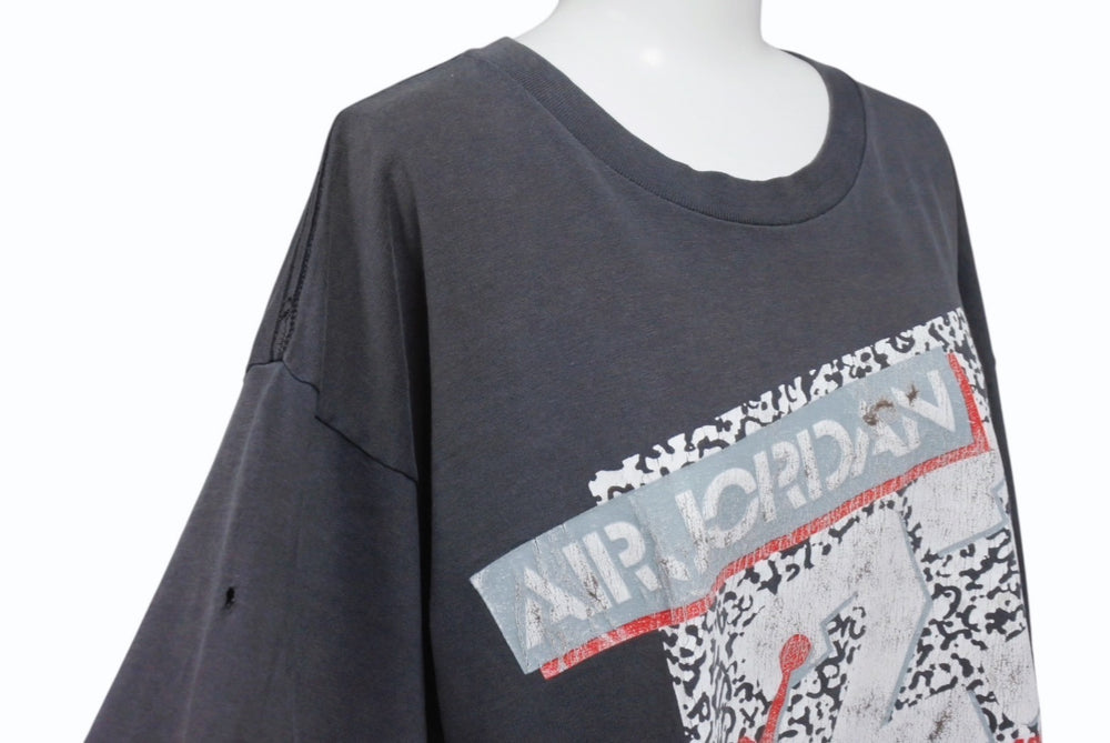 RSVP アールエスヴィーピー VINTAGE ヴィンテージ NIKE ナイキ 90's 銀タグ "AIR JORDAN 23" セメント Tシャツ ブラック サイズL 美品 中古 4c074091