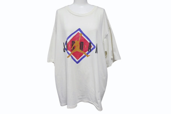 RSVP アールエスヴィーピー VINTAGE ヴィンテージ NIKE ナイキ 90's 銀タグ "AIR JORDAN" ジャンプマン Tシャツ ホワイト サイズL 美品 中古 4c074092