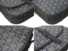 画像をギャラリービューアに読み込む, 極美品 GOYARD ゴヤール ベルヴェデーレPM バッグ ショルダーバッグ グレー PVC コーティングキャンバス レザー 中古 4c074103