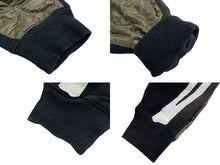 Load image into Gallery viewer, KAPITAL キャピタル ビバーク カーディガン K1910LC128 サイズ3 ボーン プリント ヴィンテージ加工 ブラック カーキ 美品 中古 4c074105