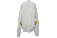 Load image into Gallery viewer, KAPITAL キャピタル RINGER 長袖 Tシャツ ロングスリーブ サイズ 4 EK-859 スマイル コットン ホワイト イエロー 白 美品 中古 4c074204