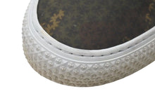 画像をギャラリービューアに読み込む, CHROME HEARTS クロムハーツ レザースリッポン サイズ41 25.5cm ダガー CHプラスパッチ カモフラ柄 カーキ 美品 中古 4c074115