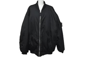 極美品 PRADA プラダ Zip Fastening Bomber Jacket ジップ ファスニング ボンバージャケット SGX093 サイズS リナイロン ラフシモンズ 中古 4c074129