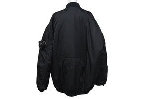 極美品 PRADA プラダ Zip Fastening Bomber Jacket ジップ ファスニング ボンバージャケット SGX093 サイズS リナイロン ラフシモンズ 中古 4c074129