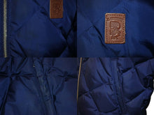 画像をギャラリービューアに読み込む, A BATHING APE アベイシングエイプ リバーシブルダウンジャケット サイズL キルティング カモフラ柄 カーキ ネイビー 良品 中古 4c074140