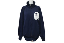 画像をギャラリービューアに読み込む, A Bathing Ape アベイシングエイプ Ape Patch Truck Jacket エイプワッペントラックジャケット サイズ M ネイビー 美品 中古 4c074141