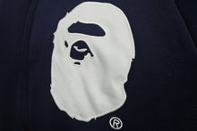 画像をギャラリービューアに読み込む, A Bathing Ape アベイシングエイプ Ape Patch Truck Jacket エイプワッペントラックジャケット サイズ M ネイビー 美品 中古 4c074141