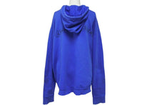 Load image into Gallery viewer, CHROME HEARTS クロムハーツ ダガージップパーカー 95024 U.S.A製 コットン シルバー925 ブルー シルバー サイズL 美品 中古 4c074144
