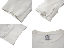 画像をギャラリービューアに読み込む, CHROME HEARTS クロムハーツ フロントポケット プリント ロンT 長袖 コットン ホワイト サイズM 美品 中古 4c074145