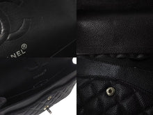 Load image into Gallery viewer, 極美品 CHANEL シャネル マトラッセ25 チェーンショルダーバッグ ココマーク 5番台 キャビアスキン ブラック シルバー金具 中古 4c074154