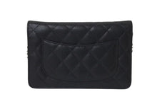 Load image into Gallery viewer, CHANEL シャネル マトラッセ チェーンショルダーウォレット シングルフラップ シングルチェーン 25番台 キャビアスキン 美品 中古 4c074155