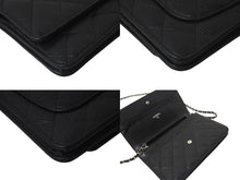 Load image into Gallery viewer, CHANEL シャネル マトラッセ チェーンショルダーウォレット シングルフラップ シングルチェーン 25番台 キャビアスキン 美品 中古 4c074155