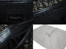 画像をギャラリービューアに読み込む, Christian Dior クリスチャンディオール Denim Trotter Saddle Bag デニムトロッターサドルバッグ ブラック 美品 中古 4c074156