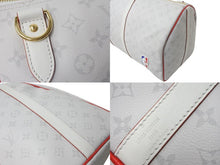 画像をギャラリービューアに読み込む, 極美品 LOUIS VUITTON ルイヴィトン キーポルバンドリエール55 NBA コラボ ボストンバッグ M45586 ホワイト 中古 4c074159