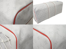 画像をギャラリービューアに読み込む, 極美品 LOUIS VUITTON ルイヴィトン キーポルバンドリエール55 NBA コラボ ボストンバッグ M45586 ホワイト 中古 4c074159