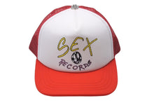 画像をギャラリービューアに読み込む, 極美品 CHROME HEARTS クロムハーツ MATTY BOY マッティボーイ メッシュキャップ SEX RECORDS 帽子 サイズOS レッド 中古 4c074164
