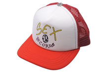画像をギャラリービューアに読み込む, 極美品 CHROME HEARTS クロムハーツ MATTY BOY マッティボーイ メッシュキャップ SEX RECORDS 帽子 サイズOS レッド 中古 4c074164