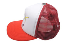 画像をギャラリービューアに読み込む, 極美品 CHROME HEARTS クロムハーツ MATTY BOY マッティボーイ メッシュキャップ SEX RECORDS 帽子 サイズOS レッド 中古 4c074164