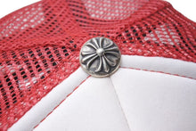 画像をギャラリービューアに読み込む, 極美品 CHROME HEARTS クロムハーツ MATTY BOY マッティボーイ メッシュキャップ SEX RECORDS 帽子 サイズOS レッド 中古 4c074164