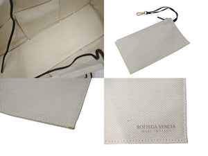 極美品 BOTTEGA VENETA ボッテガヴェネタ ザ アルコトート トートバッグ バッグ ラムスキン 麻 614486VMBN29819 中古 4c074165