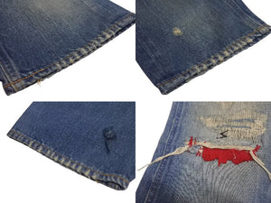 UNDERCOVER 04AW Distressed Denim Pants B264-P12 Made in JAPAN Cotton Blue Size M Good Condition Used 4c074167
