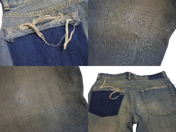 UNDERCOVER 04AW Distressed Denim Pants B264-P12 Made in JAPAN Cotton Blue Size M Good Condition Used 4c074167
