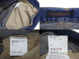 UNDERCOVER 04AW Distressed Denim Pants B264-P12 Made in JAPAN Cotton Blue Size M Good Condition Used 4c074167