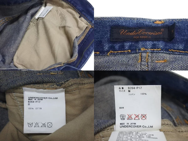 UNDERCOVER 04AW Distressed Denim Pants B264-P12 Made in JAPAN Cotton Blue Size M Good Condition Used 4c074167