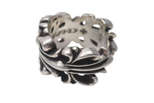 画像をギャラリービューアに読み込む, CHROME HEARTS クロムハーツ ダブルフローラルクロス リング 指輪 17号 16.4g シルバー 925 美品 中古 4c074176