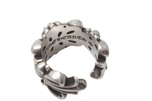 画像をギャラリービューアに読み込む, CHROME HEARTS クロムハーツ ダブルフローラルクロス リング 指輪 17号 16.4g シルバー 925 美品 中古 4c074176