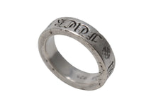 画像をギャラリービューアに読み込む, CHROME HEARTS クロムハーツ 6mm スペーサーリング FUCK YOU 指輪 サイズ17号 重量10.3g シルバー 925刻印 良品 中古 4c074178