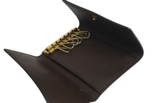 Load image into Gallery viewer, LOUIS VUITTON ルイヴィトン ダミエ ミュルティクレ 6連キーケース N62630 ブラウン PVC ゴールド金具 良品 中古 4c074189