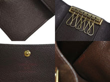 Load image into Gallery viewer, LOUIS VUITTON ルイヴィトン ダミエ ミュルティクレ 6連キーケース N62630 ブラウン PVC ゴールド金具 良品 中古 4c074189
