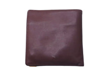 画像をギャラリービューアに読み込む, CARTIER カルティエ ヴィンテージ マストライン コンパクトウォレット ショートウォレット 財布 ボルドー 中古 4c074190