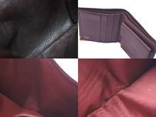 画像をギャラリービューアに読み込む, CARTIER カルティエ ヴィンテージ マストライン コンパクトウォレット ショートウォレット 財布 ボルドー 中古 4c074190