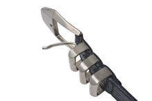 画像をギャラリービューアに読み込む, GIANNI VERSACE ジャンヌヴェルサーチ 3連ベルト クラシックロゴ イタリア製 ブラック サイズ75/30 良品 中古 4c074191