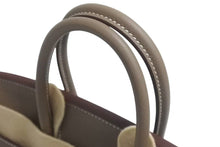 Load image into Gallery viewer, 新品未使用 HERMES エルメス バーキン25 ハンドバッグ トゴ エトゥープ ゴールド金具 W刻印 中古 4c074196