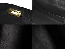 Load image into Gallery viewer, HERMES エルメス ミニケリー2 ヴォーエプソン ブラック ゴールド金具 外縫い 2WAY ショルダーバッグ X刻印 美品 中古 4c074197