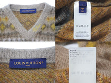 画像をギャラリービューアに読み込む, 極美品 LOUIS VUITTON ルイヴィトン モヘアブレンドフェアアイルプルオーバー サイズL RM251MM NE5 HSN23W 中古 4c074199