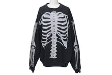 Load image into Gallery viewer, Kapital Country キャピタル ボーンスウェット トレーナー 骨 ホワイト カーキ ブラック EK1138 コットン サイズ1 美品 中古 4c074203