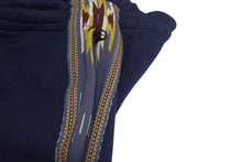 Load image into Gallery viewer, KAPITAL キャピタル パンツ スムースジャージ オルテガ柄 K2304LP097 ポリエステル コットン JAPAN製 ネイビー サイズ2 美品 中古 4c074205