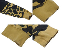 画像をギャラリービューアに読み込む, A BATHING APE アベイシングエイプ 迷彩切り替え長袖Tシャツ ロンT カモフラージュ XLサイズ 001LTH801009M 美品 中古 4c074225