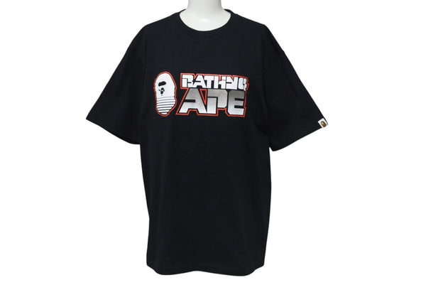 Very Good Condition A BATHING APE BAPE 001TEH801071M T-shirt Black Size XL Used 4c074229