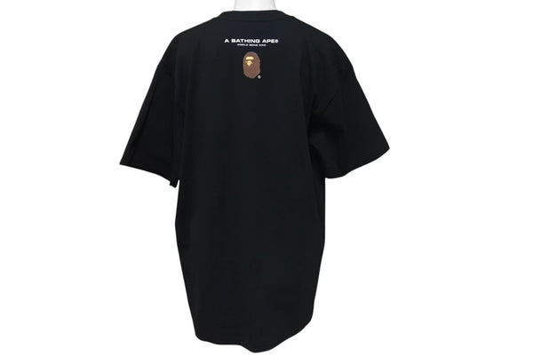 Very Good Condition A BATHING APE BAPE 001TEH801071M T-shirt Black Size XL Used 4c074229