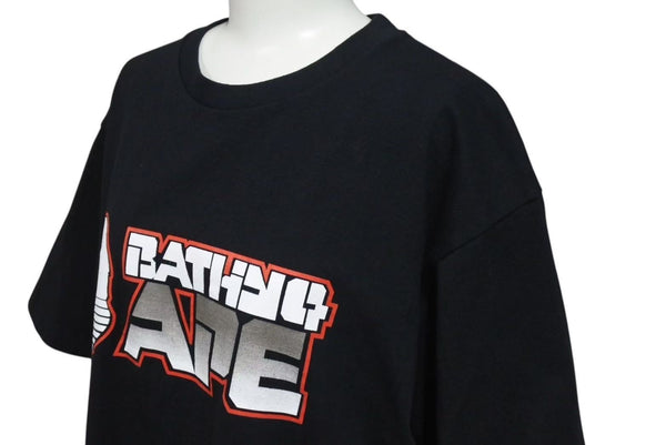 Very Good Condition A BATHING APE BAPE 001TEH801071M T-shirt Black Size XL Used 4c074229