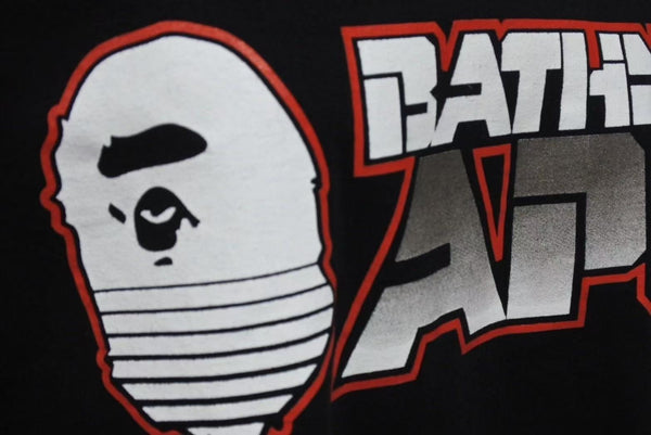 Very Good Condition A BATHING APE BAPE 001TEH801071M T-shirt Black Size XL Used 4c074229