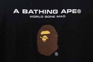 Very Good Condition A BATHING APE BAPE 001TEH801071M T-shirt Black Size XL Used 4c074229