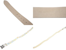 画像をギャラリービューアに読み込む, A BATHING APE アベイシングエイプ BAPE ベイプ ベルト レザー マルチカモ マルチカラー シルバー金具 美品 中古 4c074235